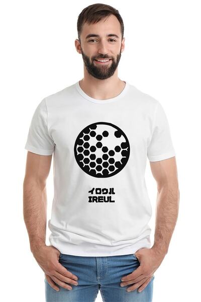 QIVI Evangelion Ireul Štampano bela muška Pleteno majica