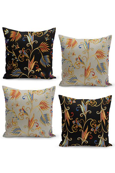 Filamente Throw Pillow Cover Set of 4