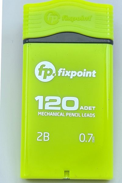 FixPoint قلم رصاص ميكانيكي 120 قطعة، 0.7 "أصفر
