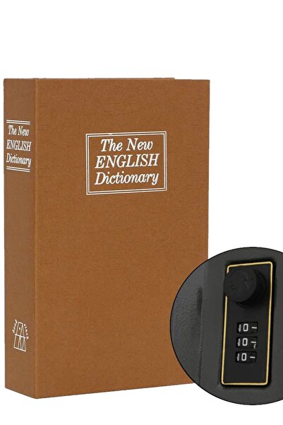 Mühlen Secret Safe 265 En Büyük Boy Kitap Şekli Gizli Şifreli Para Ve Değerli...