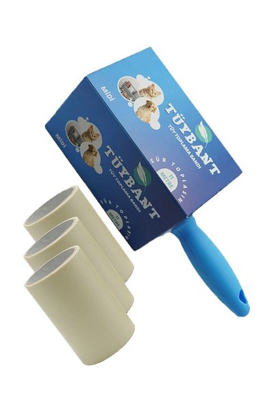 Tüybant Midi + 3 Replacement Lint Collector Roller Practical Cat Dog Lint Dust Collection Roller