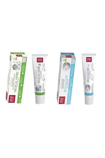 Splat Medical Herbs 100 Ml + Biocalcium 100 Ml Toothpaste