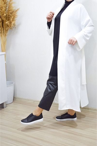 PNRSTİL White Belted Women's Aerobin Kimono