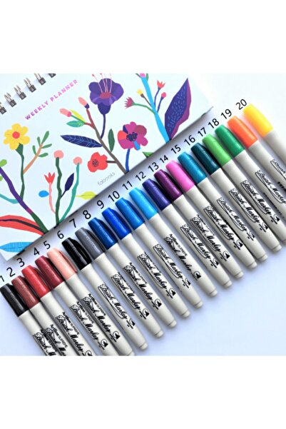 artline Supreme Brush Marker Siyah