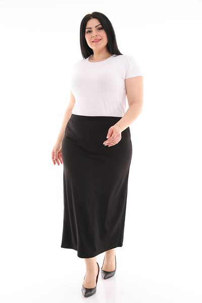 Şahbaz Women's Plus Size Crepe Pencil Skirt