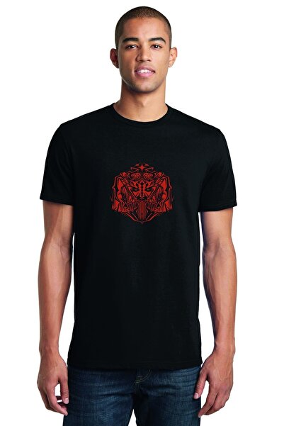 QIVI Darth Maul Štampano crna muška Pleteno majica T-shirt
