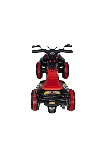 UJ Toys Müzikli Ve Led Işıklı Akülü Atv 6v Karınca Siyah
