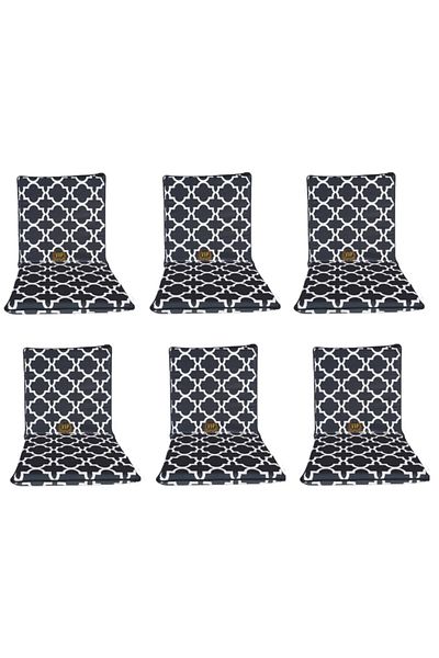 Vip Home Concept Market Ürünleri Chair Cushion 6 Pieces