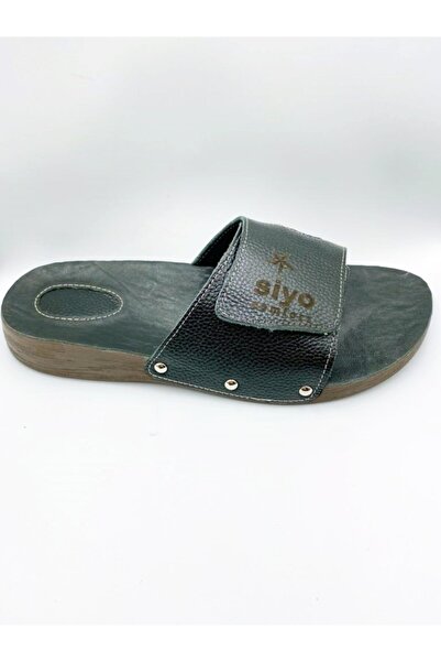 Siyo Comfort Orthopedic Sole Slippers Leather Anatomical Sole Heel Spur Slippers