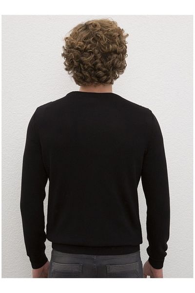 U.S. Polo Assn. Μαύρη ανδρική ζακέτα