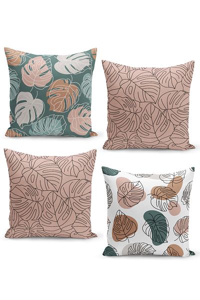 Filamente Throw Pillow Cover Set of 4