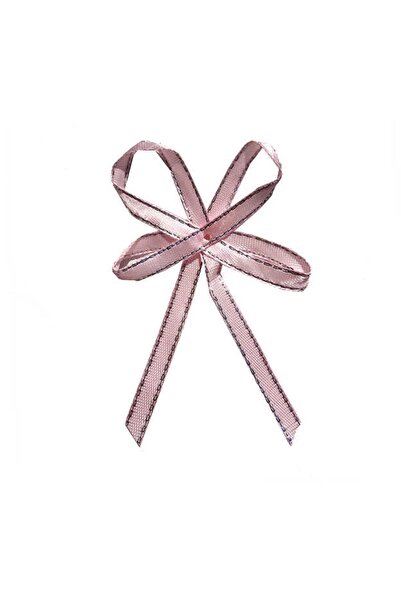 Acar Süs 100 قطعة من أقواس الفراشة الوردية - 6.5x9.5 سم