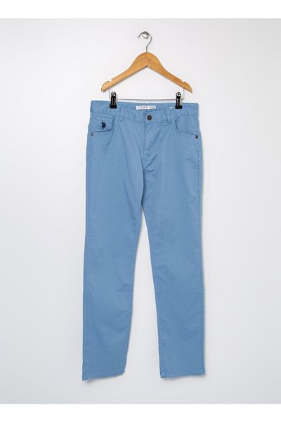 U.S. Polo Assn. Boy's Light Indigo Chino Pants
