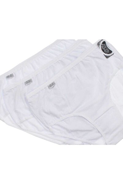 GÜMÜŞ Γυναικεία Λευκά Σλιπ Μπατό 6 Τεμαχίων