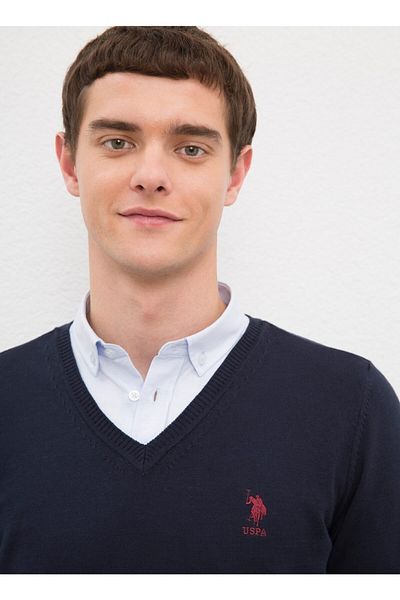 U.S. Polo Assn. Мъжки тъмносин пуловер