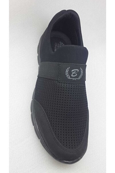 BlackSea Чоловічі чорні кеди без шнурків