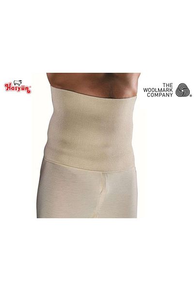 Hasyün Waist Corset Wool Corset Double Wool Stamped Woolmark Certified