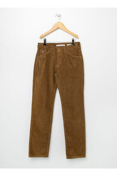 U.S. Polo Assn. Светлокафяв панталон за момче