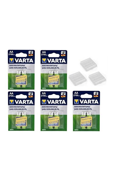 Varta 2700 Mah Aa Şarj Edilebilir Pil 10 Adet (hediyeli)