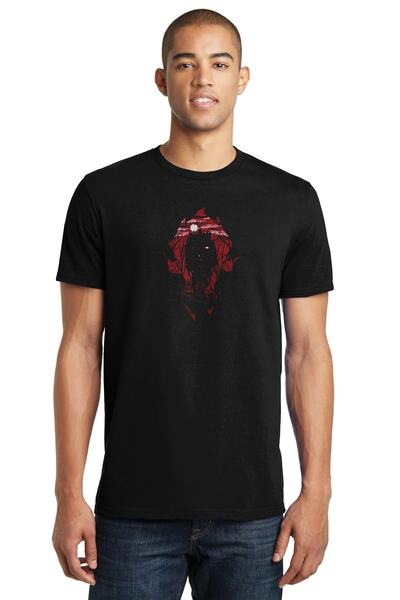 QIVI World Of Warcraft Horde She Štampano Crna muška Pleteno majica T-shirt T...