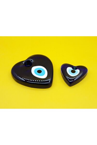 NETİCE ÖYLEK Trenddünyası 2 τεμάχια Καρδιές από καθαρό γυαλί με χάντρες για τ...