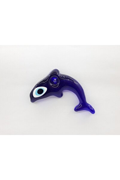 NETİCE ÖYLEK Trenddünyası Καθαρό Γυάλινο Φυλαχτό Κακού Ματιού με Φιγούρα Ψαρι...