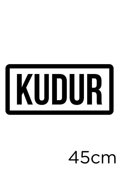 MIGNATIS Kudur Text Autocolant Vehicul Autocolant Lipire 45 Cm - Negru