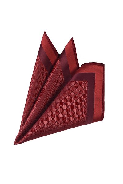 Esgue Patterned Handkerchief Red