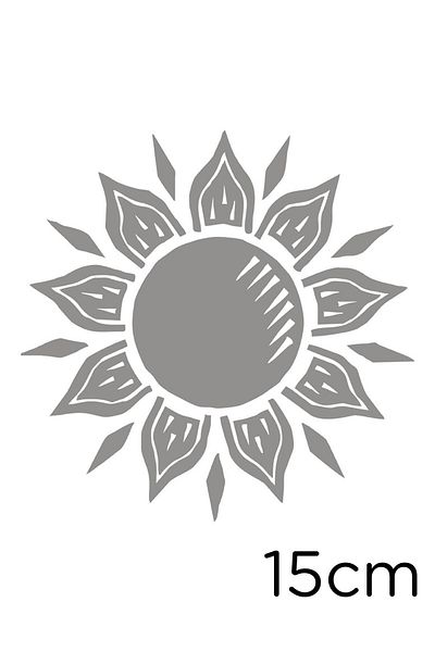 New Jargon Gray Day Lover FlowerSticker- 15cm Paste Sticker