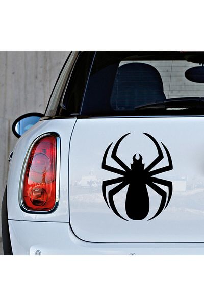 New Jargon Autocolant Spider Rising 25cm - Negru