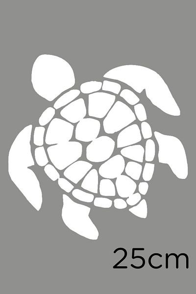 New Jargon Puppy Loggerhead Vedere de sus Autocolant Lipire 25cm - Alb