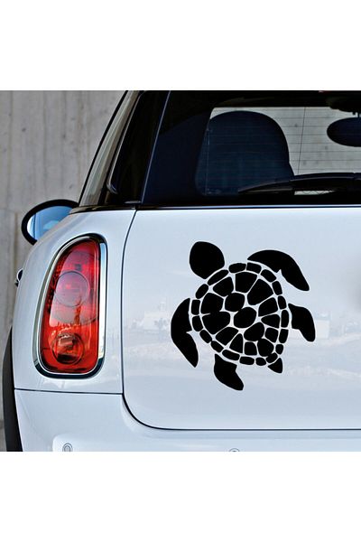 New Jargon Puppy Loggerhead Vedere de sus Autocolant Lipire 45cm - Negru