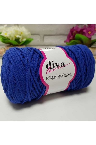Diva İplik Diva Cotton Macrame 2601 Saks Blue