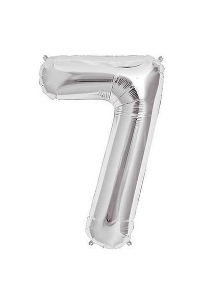 PiCare بالون فويل رقم 7 فضي 16 بوصة (40 سم) Pk:1 Ar1596g7