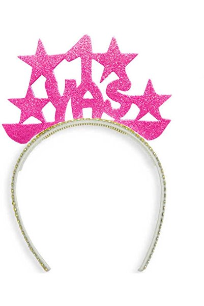 Acar Süs Корона з блискітками та камінцями, 1 рік, рожева Кількість: 1-kl: 50...