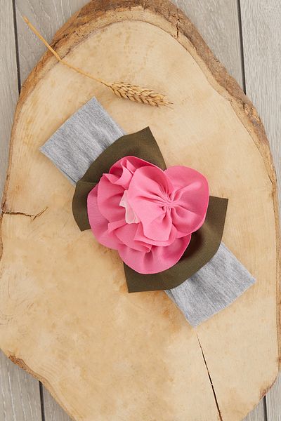Babygiz Handmade Soft Natural Cotton Combed Cotton Baby Kids Girls Bandana Nature Series with Unique Accessories