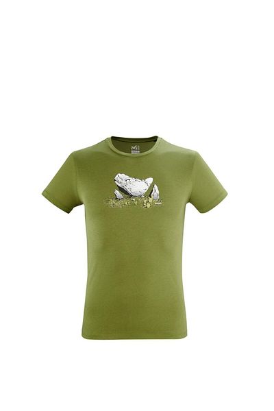 Millet Men's Green Boulder Dr Tsss T-Shirt
