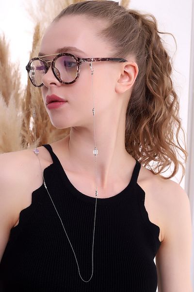 Della Pianto Colored Beads Special Design Sunglasses Chain