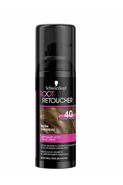 Schwarzkopf Kahverengi Root Retoucher Saç Beyaz Kapatıcı Sprey 120 ml