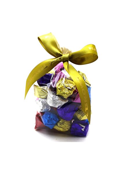 Dark Brown Bayram Çikolatası Fındık Parçacıklı Sargılı Kristal Çikolata 500gr