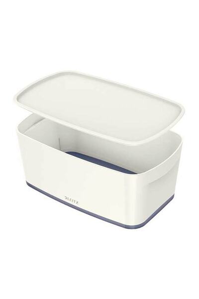 Leitz Mybox Kapaklı Küçük Saklama Kutusu - Gri