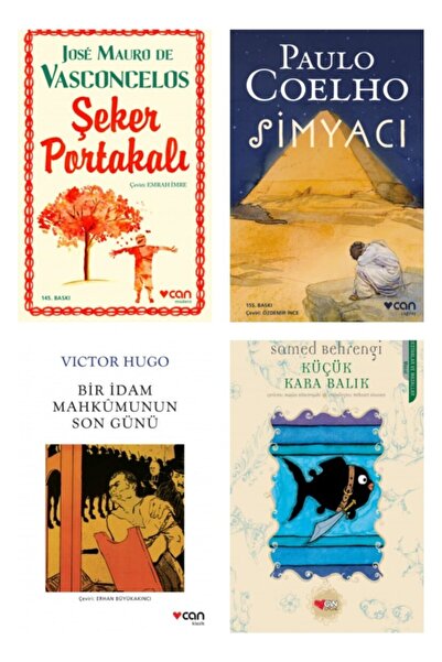 CAN Mutlaka Okunması Gereken 4 Klasik Kitapset-şeker Portakalı-simyacı-bir Id...