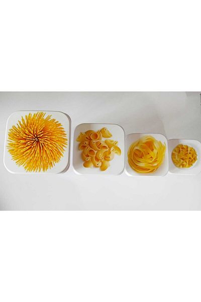 HOBBY LİFE Araska Home - Set of 4 Long Storage