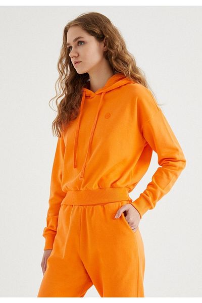 WESTMARK LONDON Orange Hooded Women's Sweatshirt