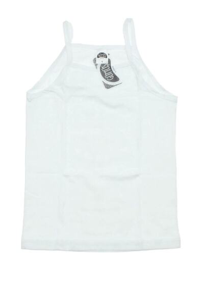 GÜMÜŞ Girl's String Hanger Plain Piping Undershirt 3pcs 3062