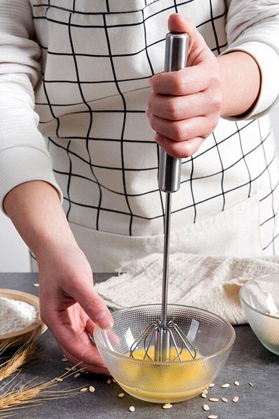 Anadolu Saray Çarşısı Stainless Steel Push Automatic Metal Beater - Practical