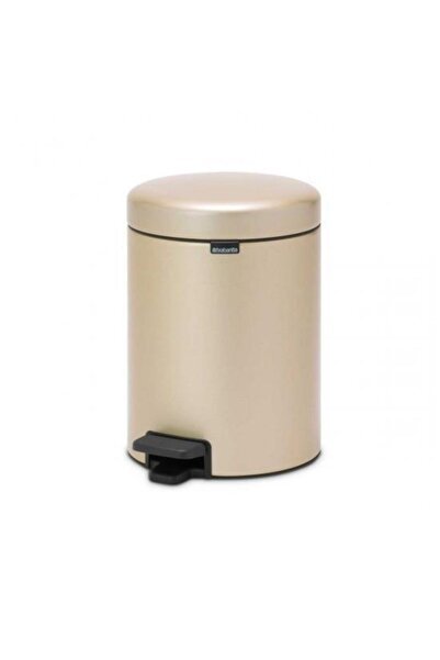 Brabantia Brabantia Trash Can 5 Liters Newicon Pedal Champagne Color 304422