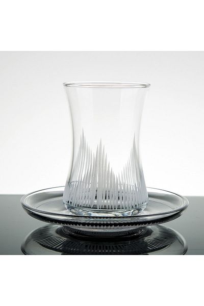sudeka Flame Cutting Decoration Tea Set for 6 People