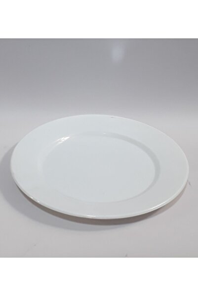 Yıldızhome طبق تقديم ميلامين أبيض 24 سم 6 قطع