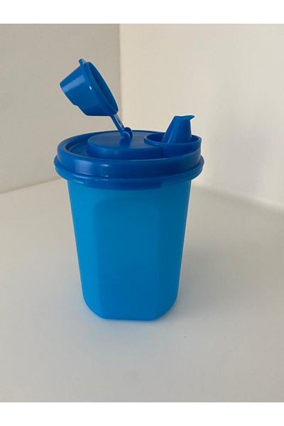 Tupperware Blue Oval Olive Oil 440 Ml